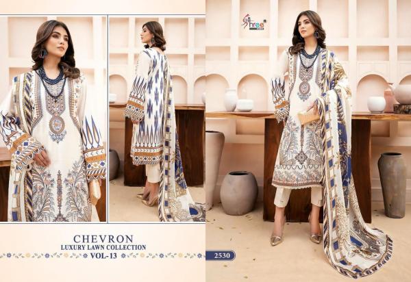 Shree Chevron Luxury Lawn Collection Vol 13 Designer Pakistani Suit 